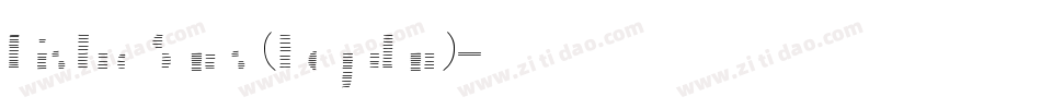 Bistro Sans (Regular)字体转换